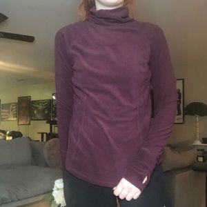 Fleece turtleneck